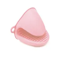 Silikonowa rękawica kuchenna łapka chwytak żaroodporna kuchenna różowa