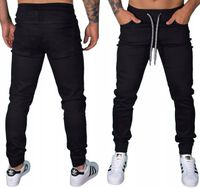 MĘSKIE JOGGERY JEANSY SPODNIE JEANSOWE