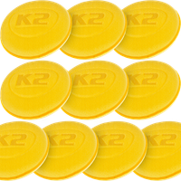 Zestaw Aplikatorów Padów Gąbek Polerskich Do Pasty Polerka Ręczna 10szt