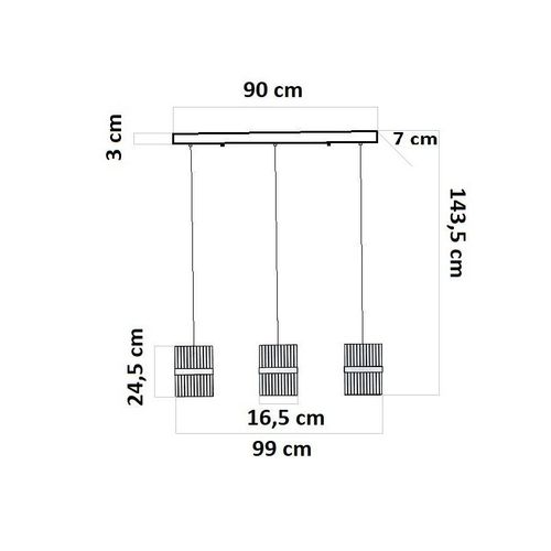 Lampa Wisząca Berella Light Borda SP3 BL5433 na Arena.pl