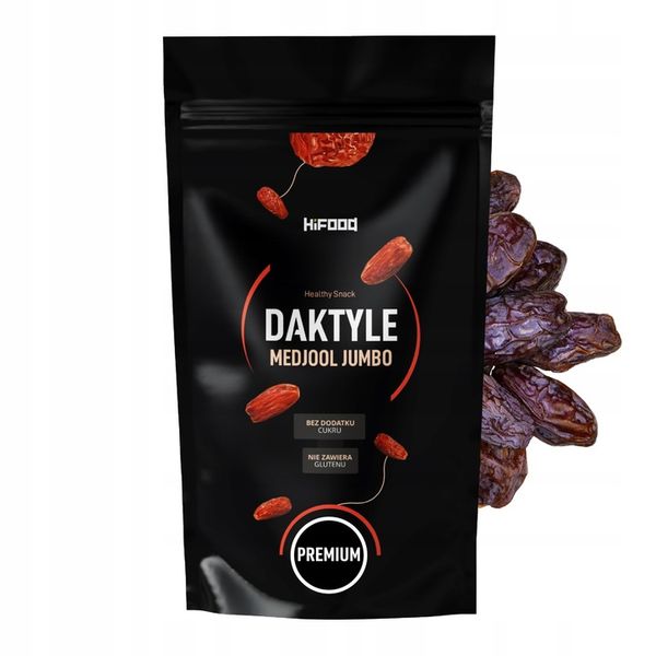 DAKTYLE MEDJOOL JUMBO KRÓLEWSKIE DUŻE 1kg HiFOOD zdjęcie 1