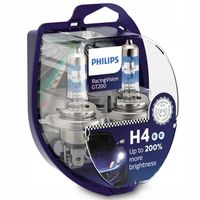 Philips żarówki samochodowe H4 12V 60/55W P43t-38 RacingVision GT200 +200%