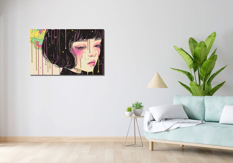 Obraz 100x60cm Strugi Kolorów zdjęcie 2