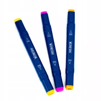 Markery artystyczne dwustronne 12 sztuk Wednesday Astra