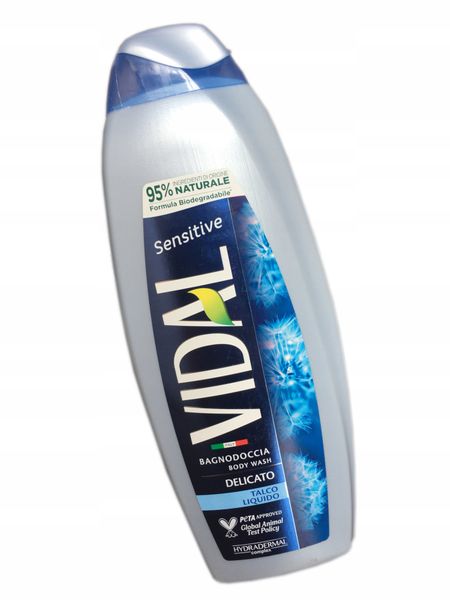 Żel Pod Prysznic Vidal Sensitive 600Ml zdjęcie 4