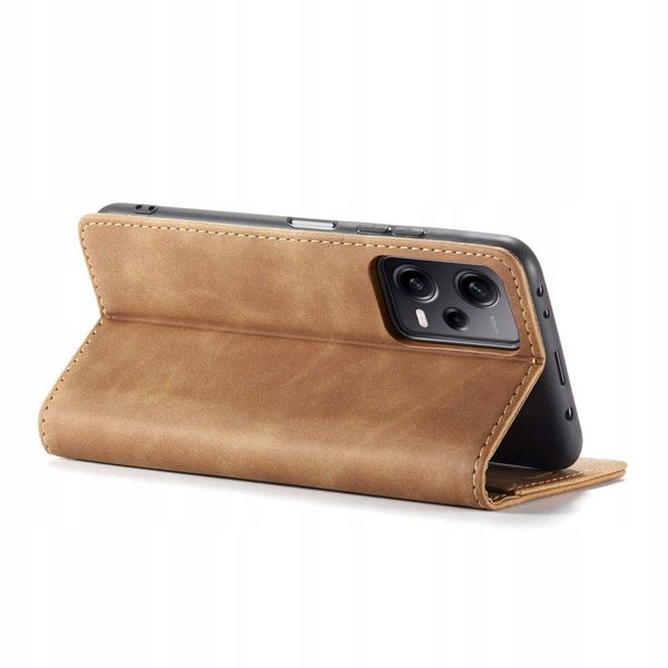 Spacecase Wallet Poco X5 Pro/Note 12 Pro Light Brown zdjęcie 12