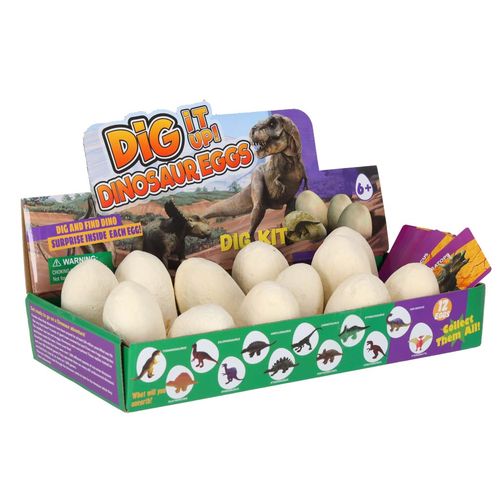 DLA DZIECI   ODKRYJ 12 JAJEK Z DINOZAURAMI na Arena.pl