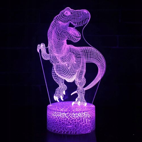 Lampka 3D nocna led usb + pilot Dinozaur T-Rex na Arena.pl