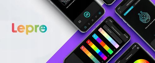 Smart Żarówka LED RGB E27 8.5W = 60W WiFi Rytm Muzyczny APP Lepro na Arena.pl