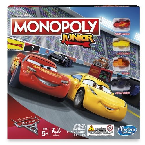 Hasbro Monopoly Junior Auta 3 na Arena.pl