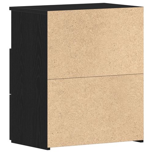 Szafka nocna  Czarny Dąb 50x32x60cm z drewna inżynieryjnego na Arena.pl