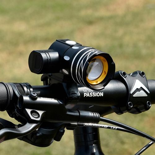 Lampa Rowerowa Przednia + Tylna na Kierownicę Akumulatorowa USB Latarka LED na Arena.pl