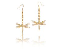 kolczyki ważki z emalią z kolekcji mystical moments (p22/waż/21au/b)