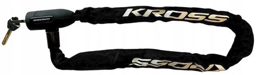 ZAPIĘCIE Rowerowe ŁAŃCUCH KROSS BLOKADA Zabezpieczenie Do Roweru Kluczyki na Arena.pl