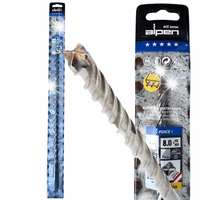 Alpen długie wiertło do betonu zbrojonego fi 8x450 mm SDS-plus FORCE X