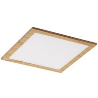 Minimalistyczny plafon Almond 6907 LED 12W 4000K metalowa lampa drewno