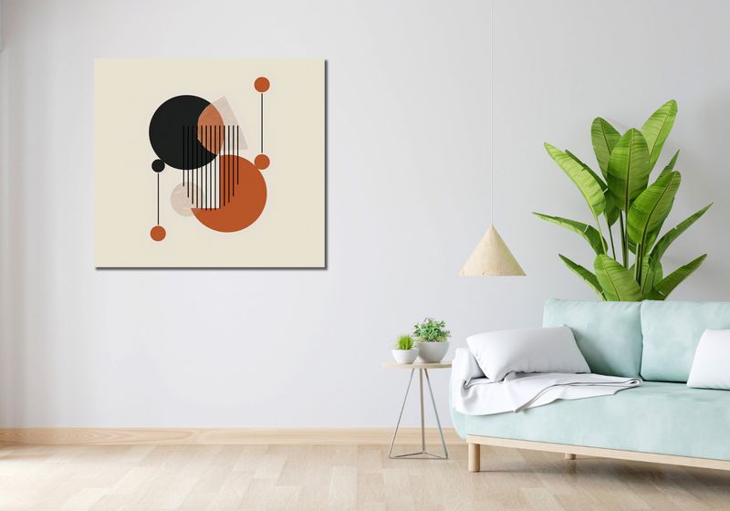 Obraz 100x90cm Dynamika i Kształt zdjęcie 2