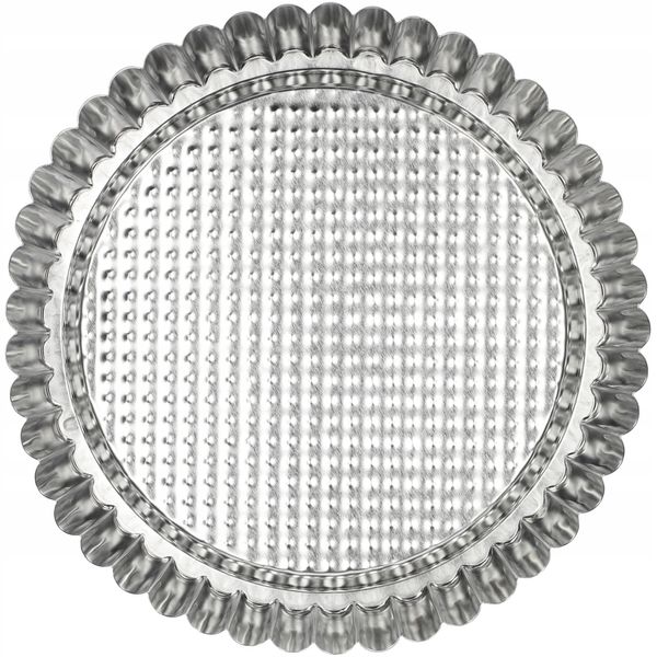 BLACHA OKRĄGŁA FORMA DO PIECZENIA TARTY CIAST 22cm zdjęcie 5
