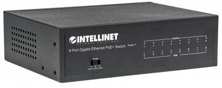 INTELLINET GIGABIT SWITCH 8X 10/100/1000 RJ45 POE+ 60W VLAN zdjęcie 2