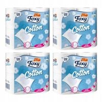 Papier toaletowy Foxy Cotton gruby 5 warstw ZESTAW 16 rolek
