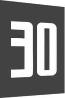 Tabliczka Tablica ADRESOWA ALUMINIOWA nr domu cyfry dużo wzorów 40x30