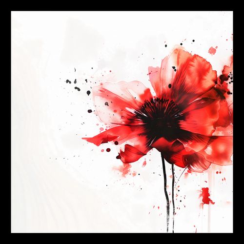 Plakat 30x30cm Płynna Akwarela na Arena.pl