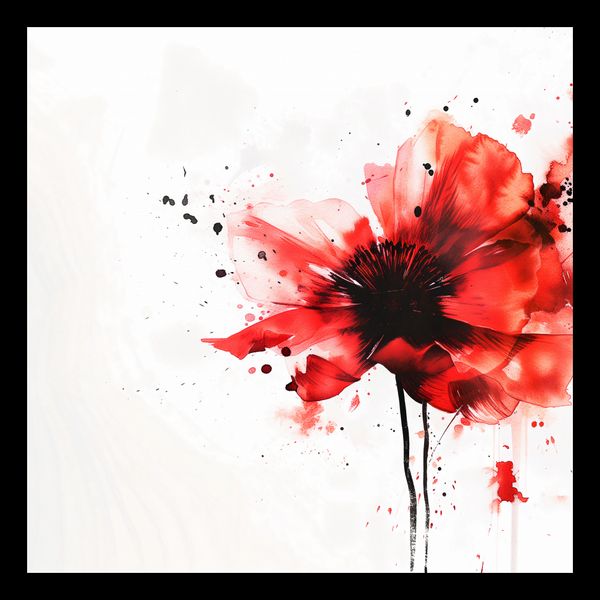 Plakat 30x30cm Płynna Akwarela zdjęcie 2