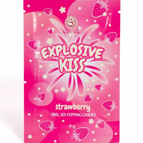secret play popping candies truskawkowe 9g - musujące cukierki w saszetce na Arena.pl