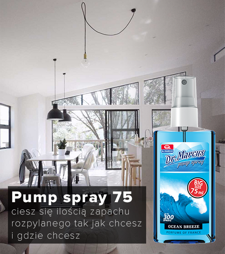 Zapach samochodowy Dr.Marcus Pump Spray 75ml Ocean Breeze na Arena.pl