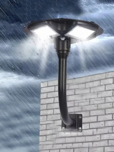 Lampa solarna LED latarnia uliczna UFO czujnik + pilot SuperLED na Arena.pl