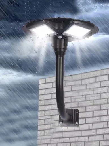 Lampa solarna LED latarnia uliczna UFO czujnik + pilot SuperLED zdjęcie 6