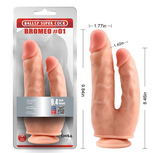 Bromeo Double Dildo Flesh na Arena.pl