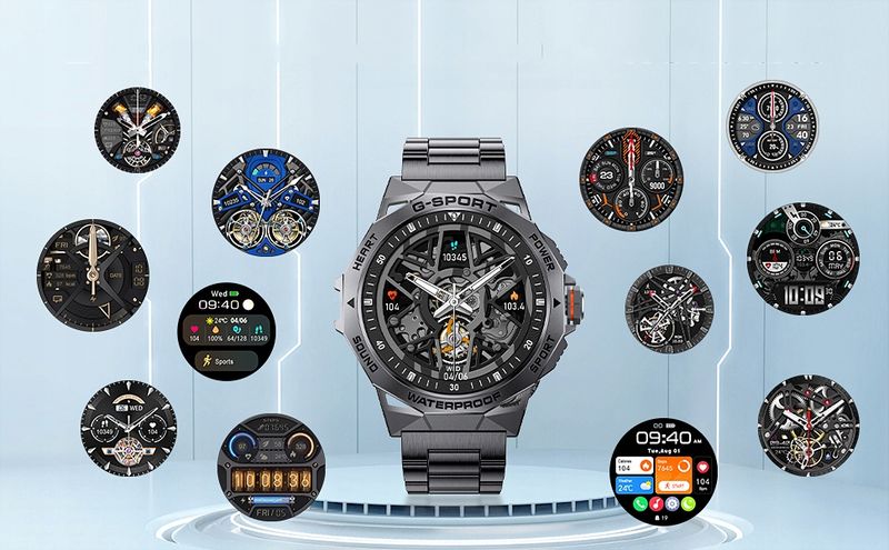 Smartwatch niktrade 201396255 czarny zdjęcie 2