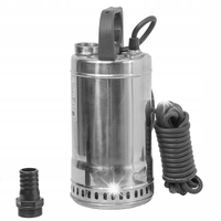 WYDAJNA POMPA ZATAPIALNA DO BRUDNEJ CZYSTEJ WODY IBO SWQ 180 INOX 70l/min