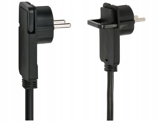 Przedłużacz 4 Gniazda Listwa z PŁASKĄ Wtyczką Do Ciasnych Miejsc Kabel 2m na Arena.pl