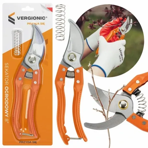 Sekator ogrodowy VERGIONIC ręczny profesjonalny zdjęcie 2