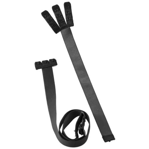 bye bra flexible low back straps 3 haftki czarny/biały regulowane na Arena.pl