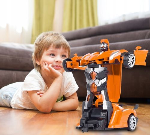AUTO ROBOT TRANSFORMUJĄCY SAMOCHÓD NA PILOTA ZDALNIE STEROWANY DLA CHŁOPCA na Arena.pl