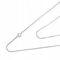 ŁAŃCUSZEK SREBRNY MEDALIK KOMUNIJNY + PUDEŁKO DO KOMUNI / NA CHRZEST