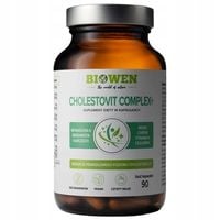 Biowen Cholestovit Complex+ 90 kapsułek Prawidłowy Cholesterol Czerwony ryż