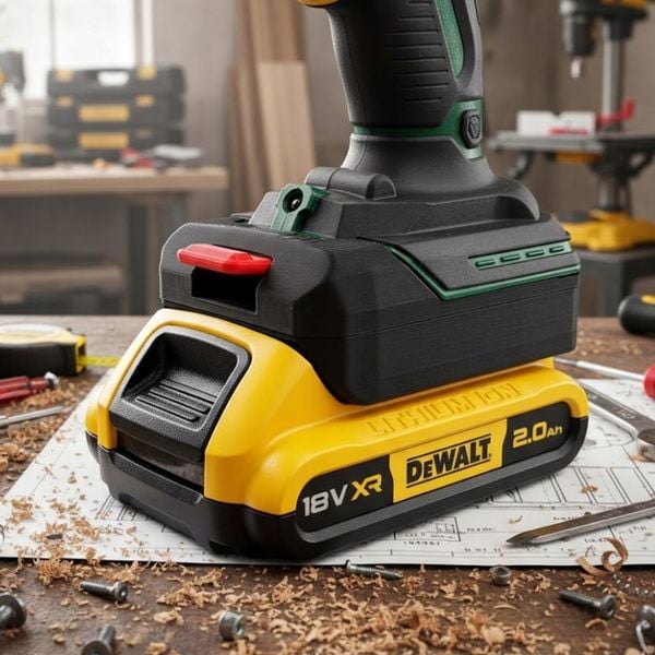 Adapter baterii Dewalt do narzędzi Parkside X20V i Performance zdjęcie 3