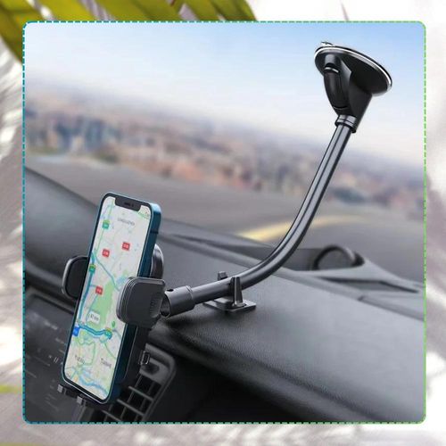 Uchwyt do samochodu na telefon czarny elastyczny długie ramię na Arena.pl