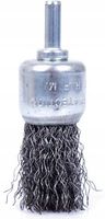 SZCZOTKA DRUCIANA STALOWA CZOŁOWA PĘDZELKOWA DO WIERTARKI 25mm TRZPIEŃ 6mm