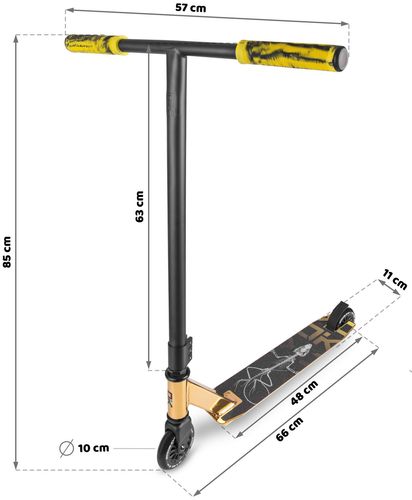 Hulajnoga wyczynowa SOKE EVO street gold na Arena.pl