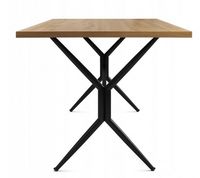 Stół pająk 160x90 cm dąb loft industrial ELIO do jadalni kuchni
