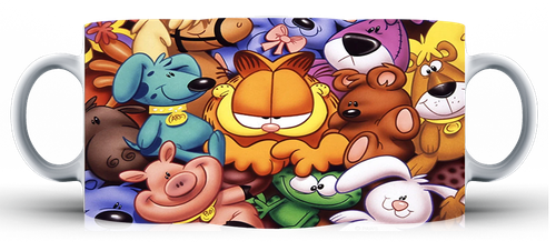 Kubek ceramiczny Garfield i Przyjaciele na Arena.pl