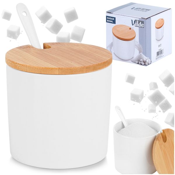 Cukierniczka ceramiczna biała 250 ml zdjęcie 6