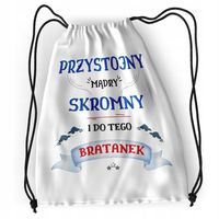 Plecak Dla Bratanka Sportowy Szkolny Worek Torba Z Nadrukiem Ze Zdjęciem