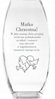 Wazon z grawer PREZENT podziękowanie chrzestnym