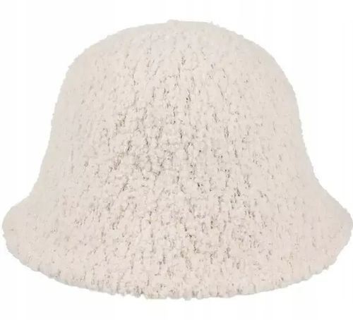 BUCKET HAT KAPELUSZ JESIEŃ ZIMA WIOSNA BOUCLE BUKLA BARANEK BEAR KOL 3006 na Arena.pl